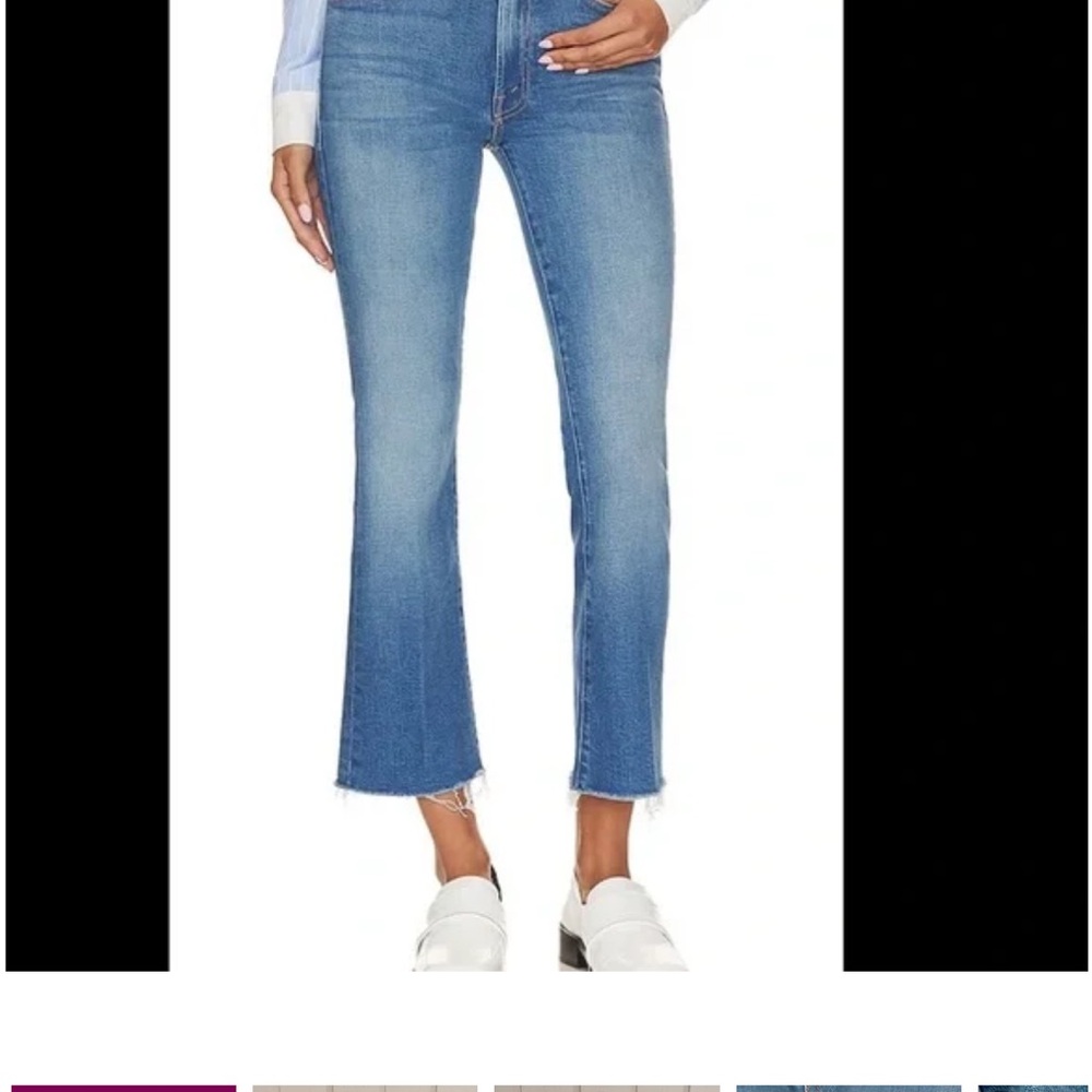 MOTHER The Insider Ankle Fray - Eager Beaver - Size 27
